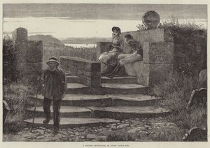Een Kerkhof in Cornwall, St Levan, Land